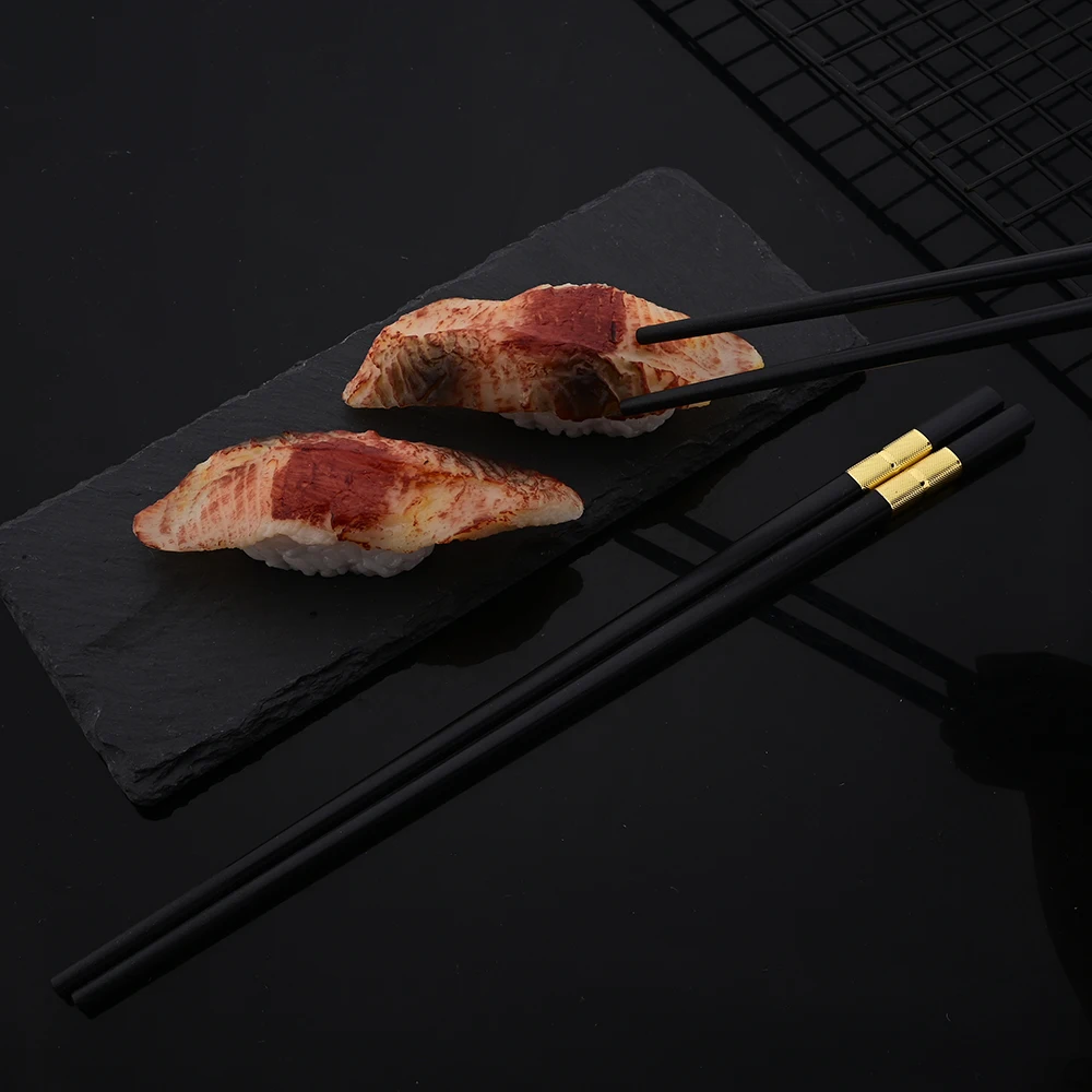 Black Gold Korean Tableware Set 15-20Pcs Luxury Cutlery Set Stainless Steel Dinnerware Knife Fork Spoon Chopsticks Cutlery Set