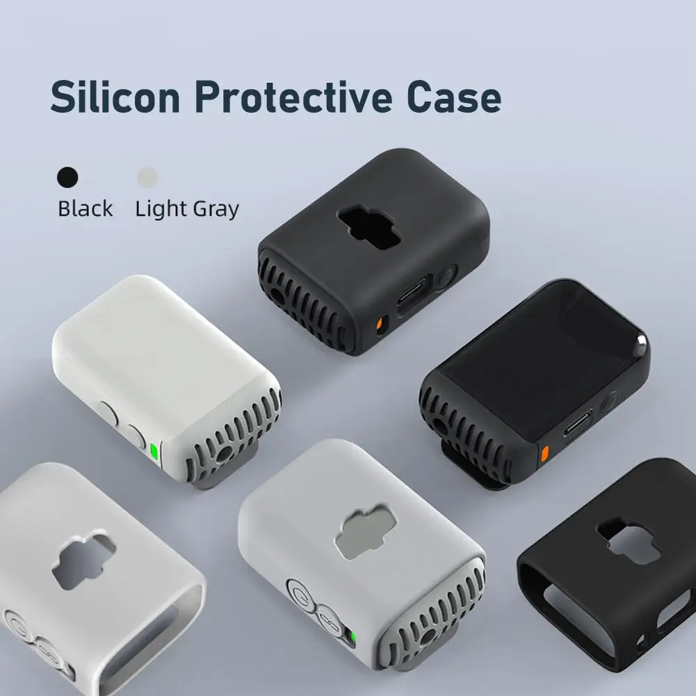 For DJI Mic 2 Silicone Protective Case Charging Case Protective Cover Wireless Microphone Scratch-proof Protector Case