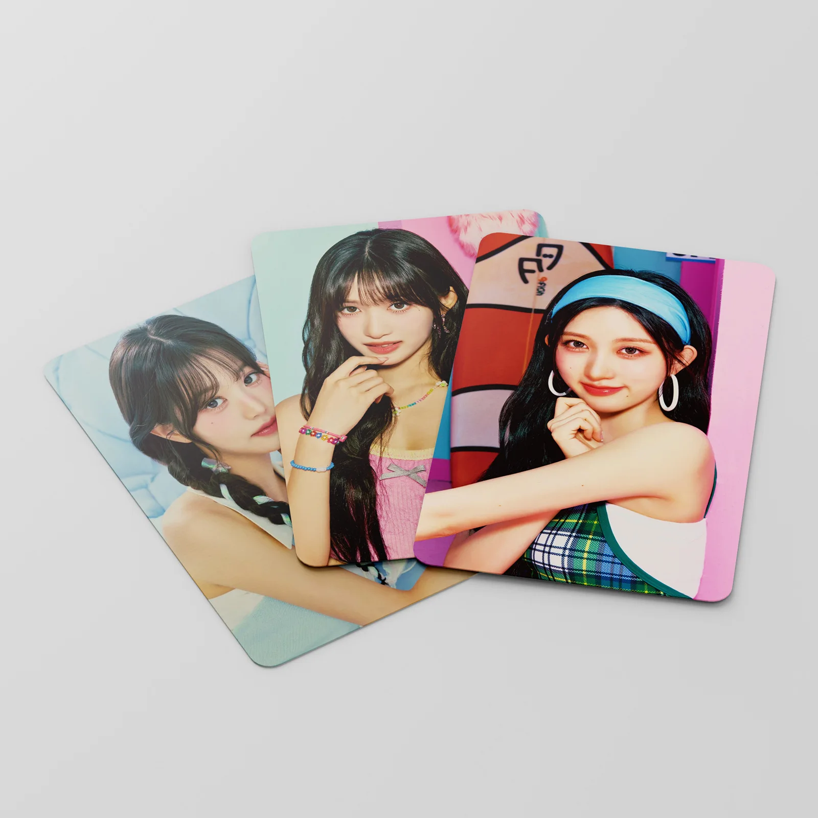 Imagem -06 - Kpop Ive Lomo Cards Imprimir Foto Cartão Postal Moda Fãs Presente Alta Qualidade 54 Pcs Conjunto