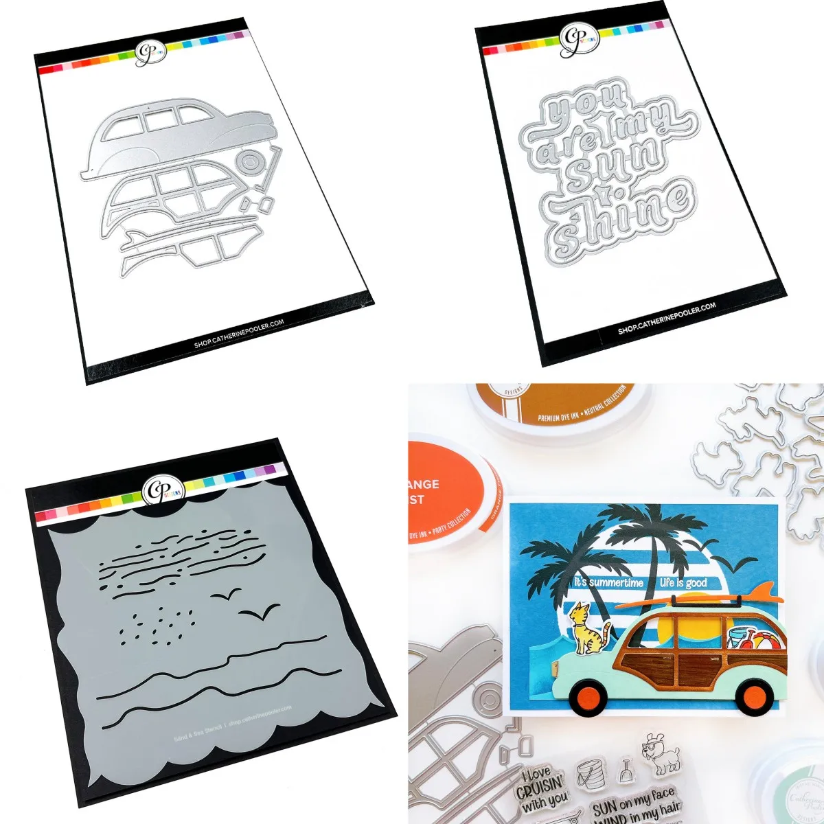 

Car Seaside Holiday Metal Cutting Die Stencil DIY Scrapbook Craft Decoration Embossing Template Supplies Greeting Card Handmade