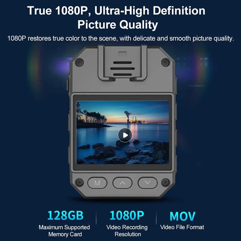 1080P Full HD Mini Camera 2 Inch Screen Night Vision Video Recorder Security Police BodyCam Home Surveillance Small Camcorder view 5