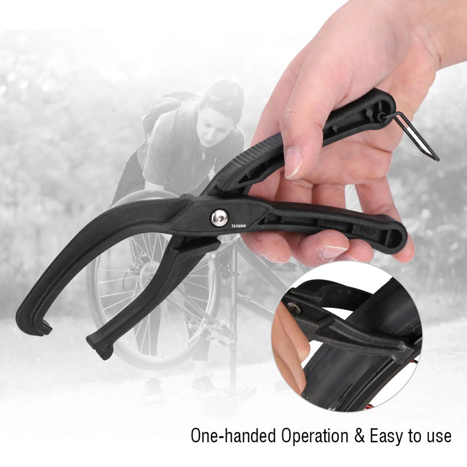 

BIKEHAND Bike Tire Repair Tool Level Plastic Tyre Remover Inserting Installation Holder Pliers