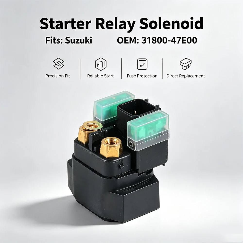 31800-47E00 Relay Solenoid For Suzuki LT-Z 250 LTF250 AN250 AN400 TL1000R GSX600F VL1500 VZ800 SV650 SV1000 RF900 VLR1800 DL650