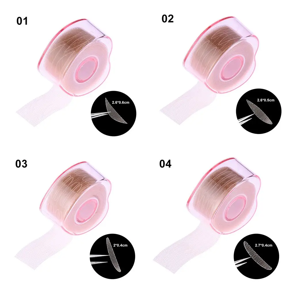 เทปยกเปลือกตาเส้นใยลูกไม้ที่มองไม่เห็นเทปติดตาสองชั้นพิเศษเทปติดตาสองชั้นตาใหญ่กันน้ำกันเหงื่อธรรมชาติ
