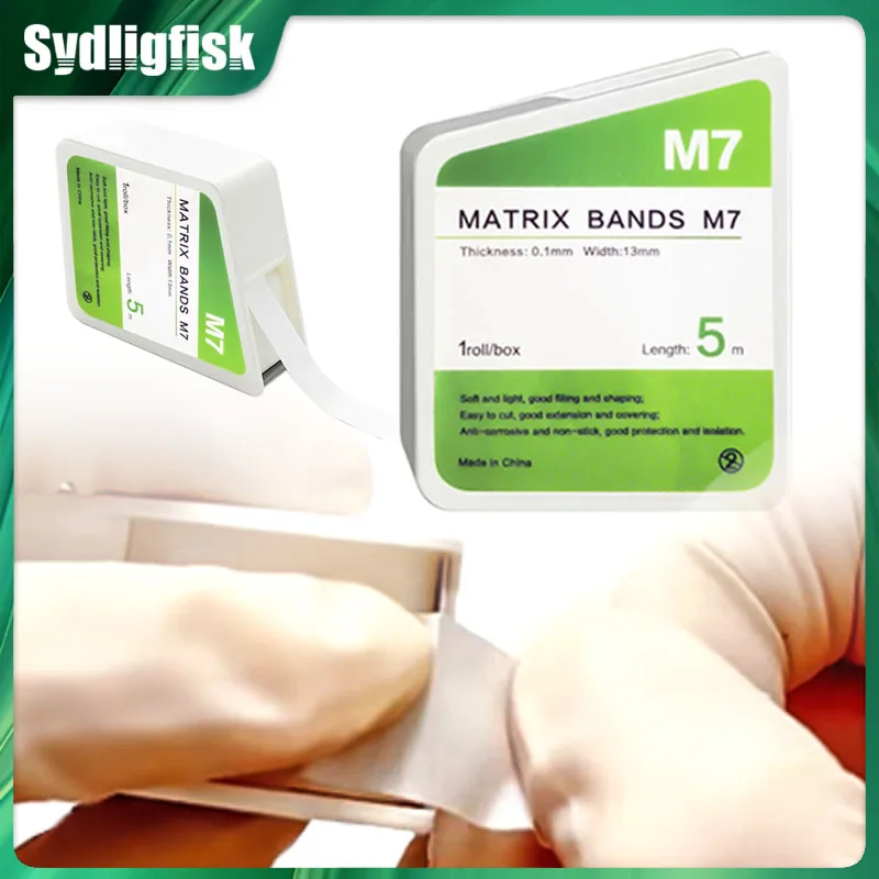 

5m/Roll Dental Matrix Bands Teflon Anti-corrosive Non-Stick Matrix Strips Matrices PTFE Raw Material Belt Dentist Oral Material