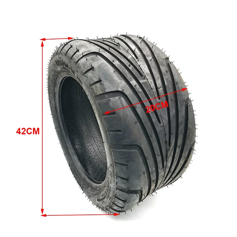 225/40-10 Tubeless Tire Front Wheel 60V 2000W Rear Motor  Hub for Citycoco Electric Scooter/bike Modification Parts