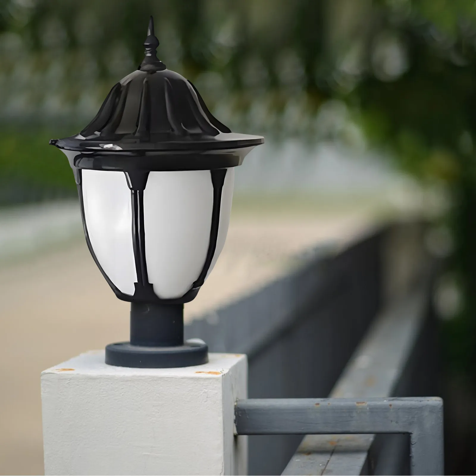 Garden Lamp Shade Acrylic Outdoor Post Light Replacement Cover Weather Resistant Courtyard Street Lamp Fixture Accessories