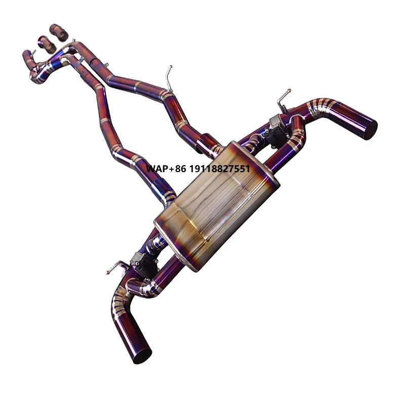 

For Supra A90 Euro5/Euro6 2.0T 3.0T Alloy Exhaust Valve Pipe Downpipe Motorsport System Mirror Polished