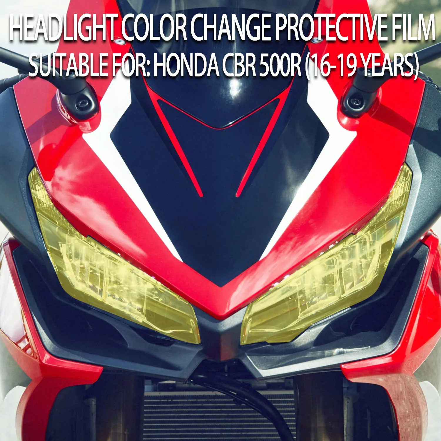 

For Honda CBR 500R (16-19 years) headlight decorative color change spotlight protector