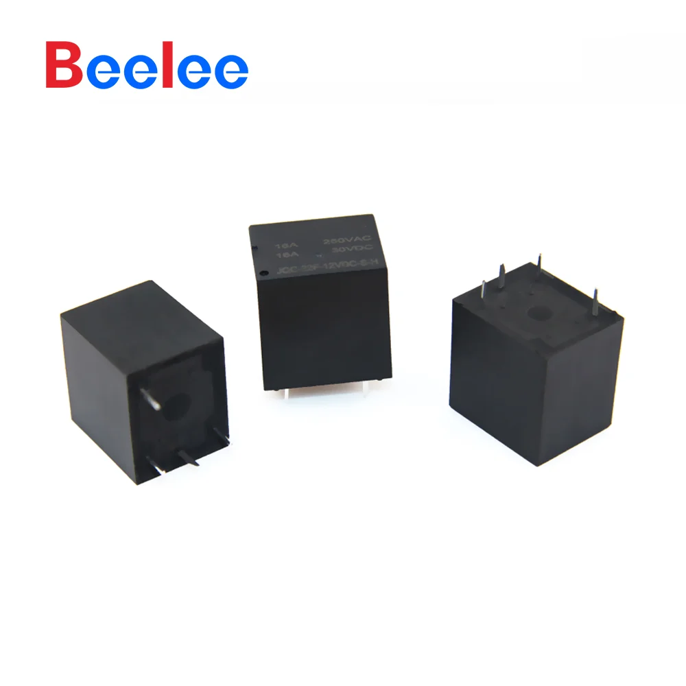 Beelee BL-JDQ-22F – relais automobile 12 volts, relais automatique 12v 40a, 50 pièces
