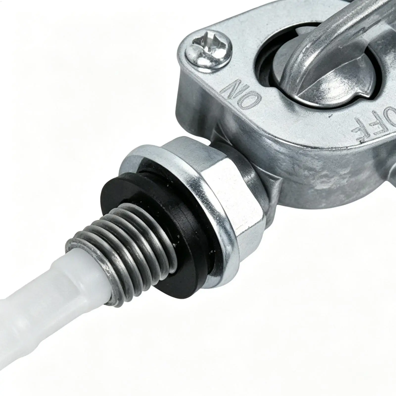 

Oil Petcock Valve 2 Pieces Clamp-On Replacement Oil Tank Valve On Off Control For Technicians Professionals Landscaping