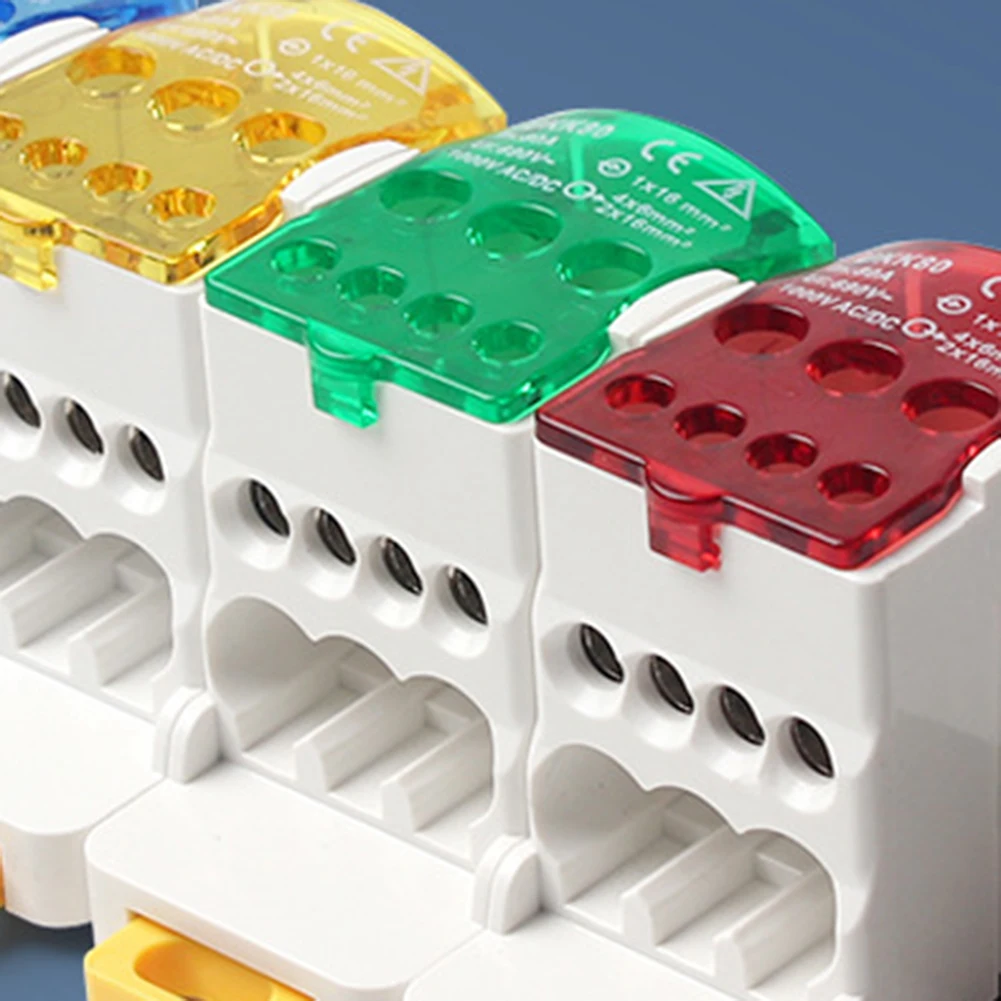 السكك الحديدية نوع قطب واحد محطة صندوق وصلات UKK 80A/125A/160A/250A/500A واحد في متعددة خارج سلك الطاقة موصل المحطة