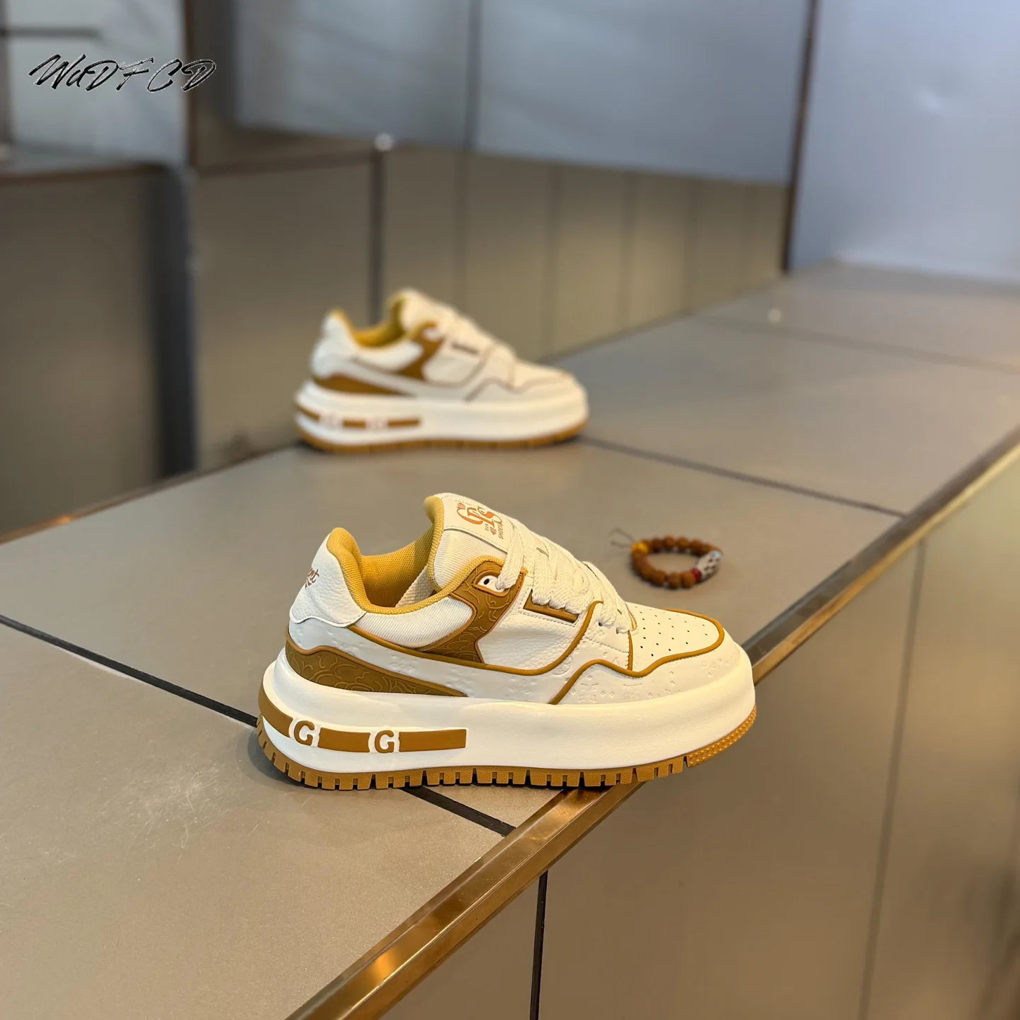 

Кроссовки, повседневные мужские оригинальные дизайнерские туфли для досок, модная кожаная дышащая спортивная обувь на плоской платформе с увеличенной высотой