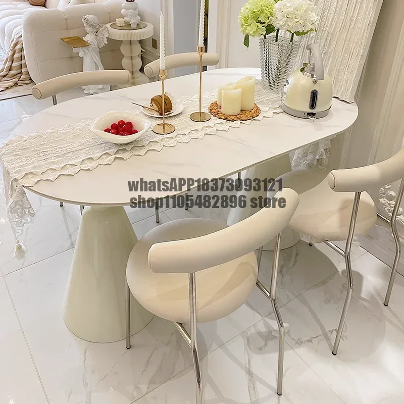 

Nordic Coffee Dining Table Balcony Lounge Office Writing Reception Dining Table High Designer Mesas De Jantar Home Furniture