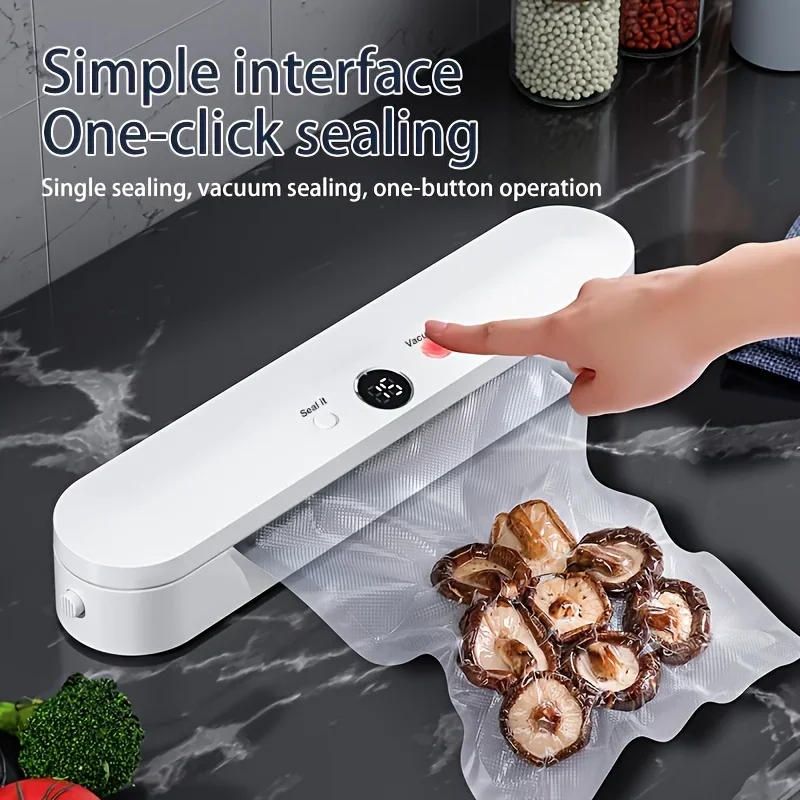 Xiaomi 2-in-1 Vacuum Sealer Dry and Wet Dual-purpose Automatic Packaging Machine Food Vacuum Sealer Food Preservator Home