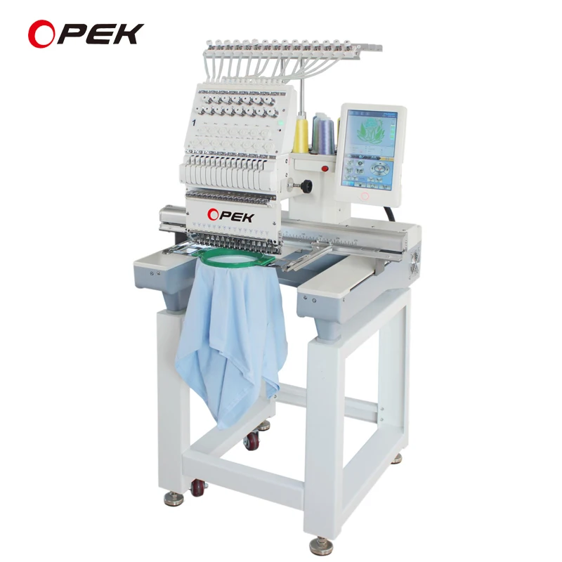 OPEK Single Head Cap Embroidery Machine Computerized High-Accuracy New Home Use Motor & Engine Core Components