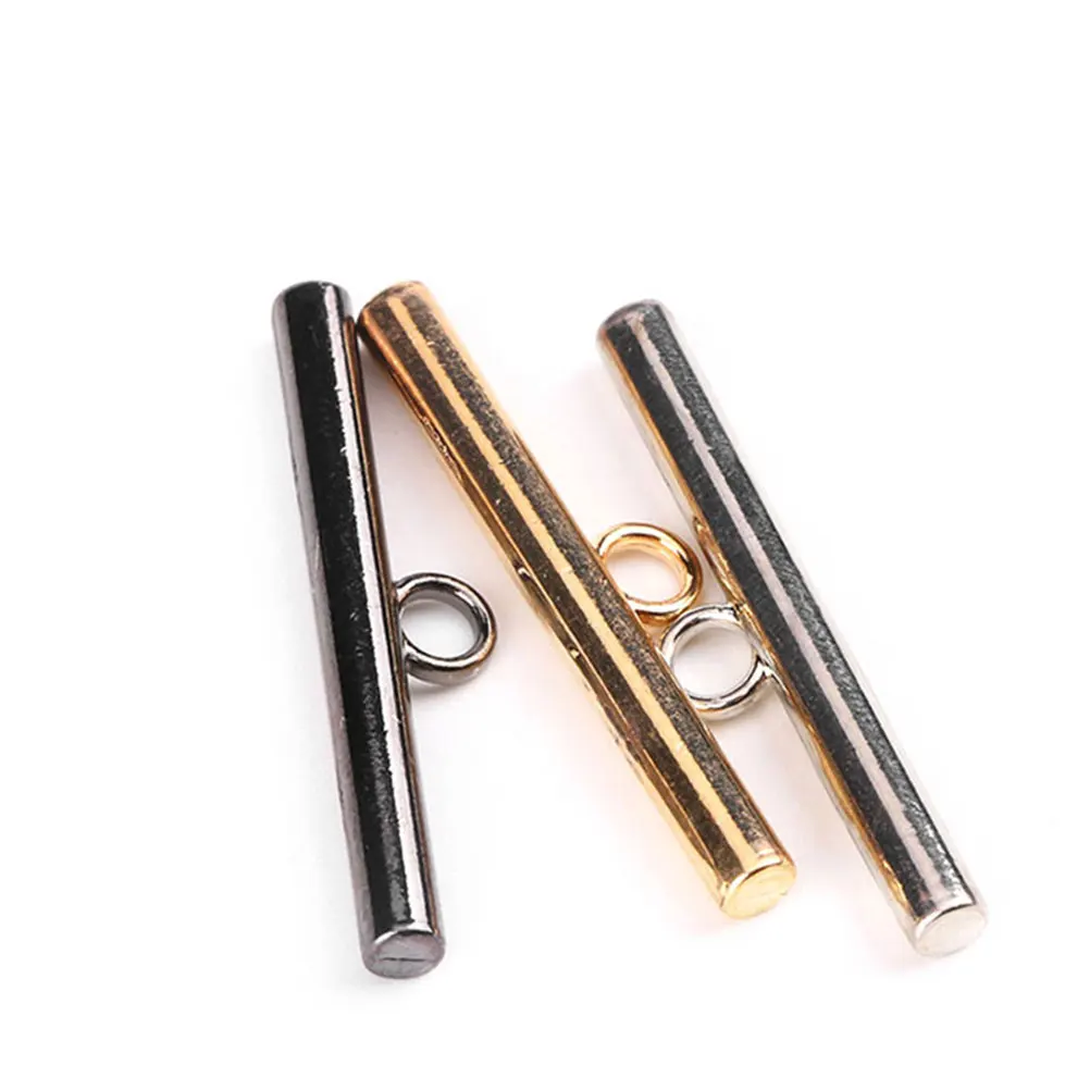 

50Pcs Metal T-Shaped Buckles DIY Bag Buckle Alloy Durable Accessories Replacement for Handbag Backpack Tote Silver
