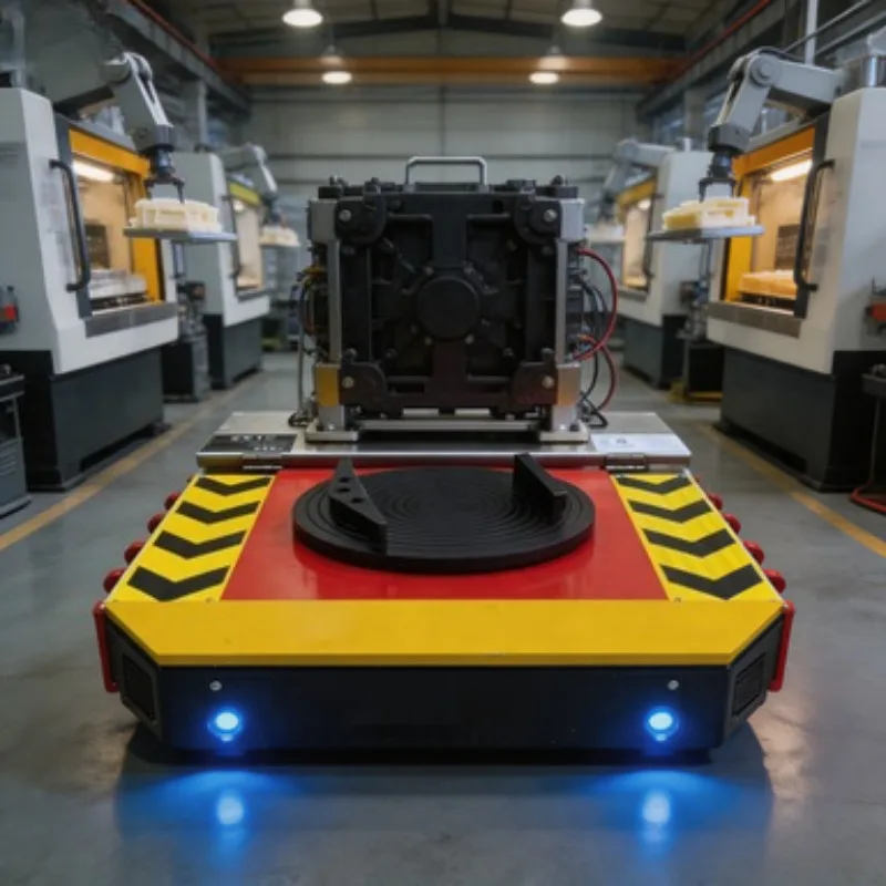 Wireless Remote Electric Tank Trolley 40T Heavy Load Cargo Mover with 360 Degree Rotation for Factory Warehouse Transport Work