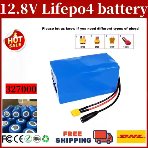 12.8V LiFePO4 32700 Battery Pack (10Ah-30Ah) with BMS &ndash; Waterproof, Ideal for Marine, Outdoor, RV &amp; Off-Grid Use