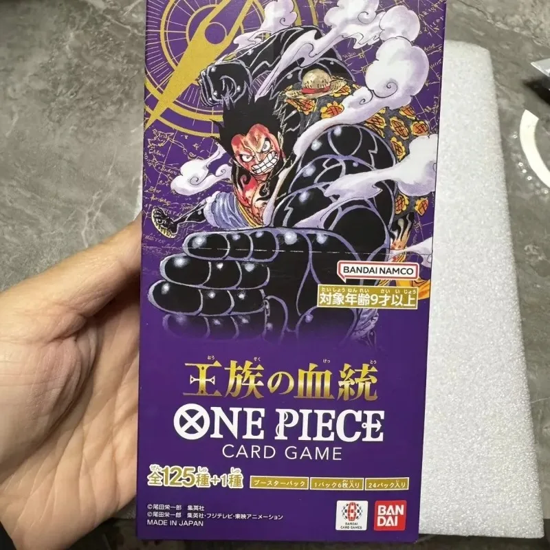 

Набор из 6 штук/упаковка: Коллекционные карты Bandai Anime Booster Box One Piece OP-10 «Кровавая линия королевской семьи», детская игрушка, подарок на день рождения