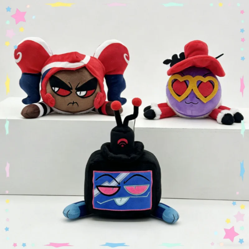 

Популярные плюшевые куклы Hazbin Hotel Vox Niffty, милые мягкие игрушки, креативные подушки, украшение для комнаты, аниме-атрибутика, подарок на день рождения для девочки