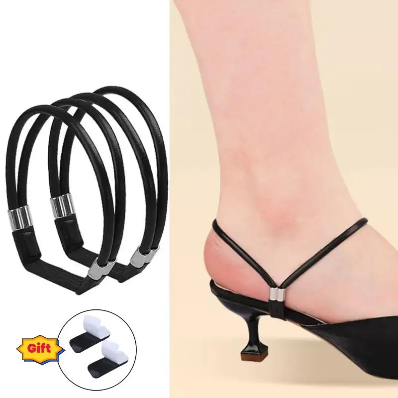 

Women Shoelaces Free Triangle Bundle High Heels Adjustable Shoe Belt Ankle Holding Loose Anti-skid Bundle Laces Tie Straps Band