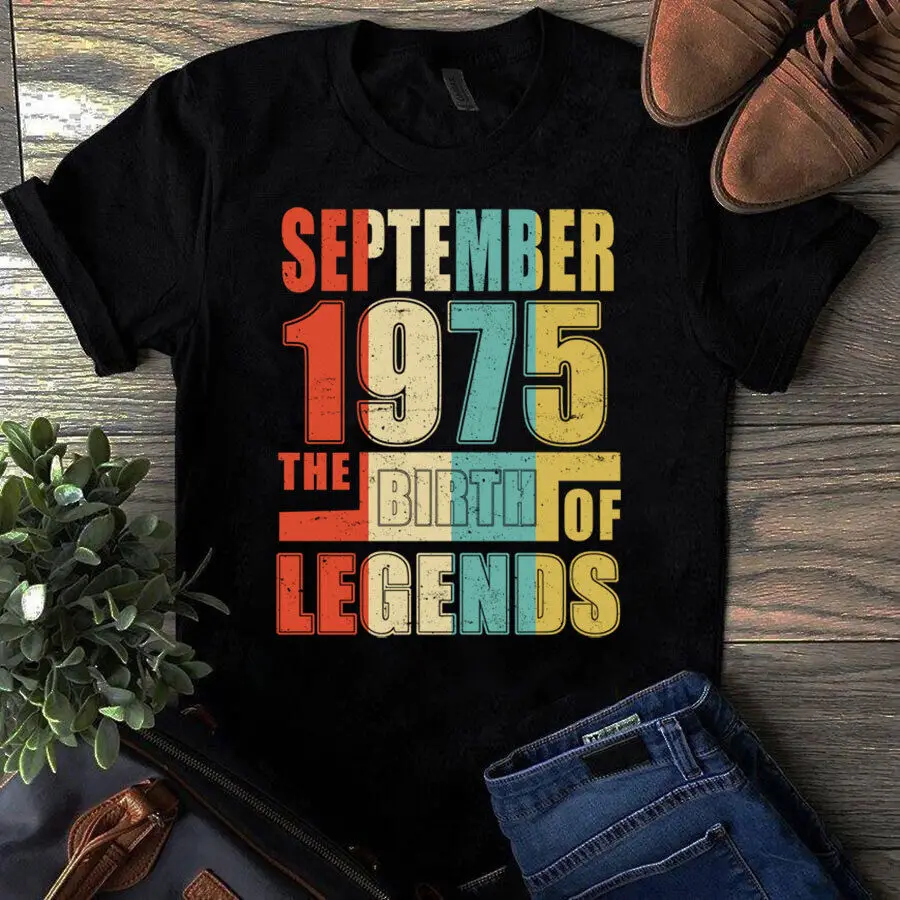 September 1975 The Birth Of Legends Vintage T Shirt