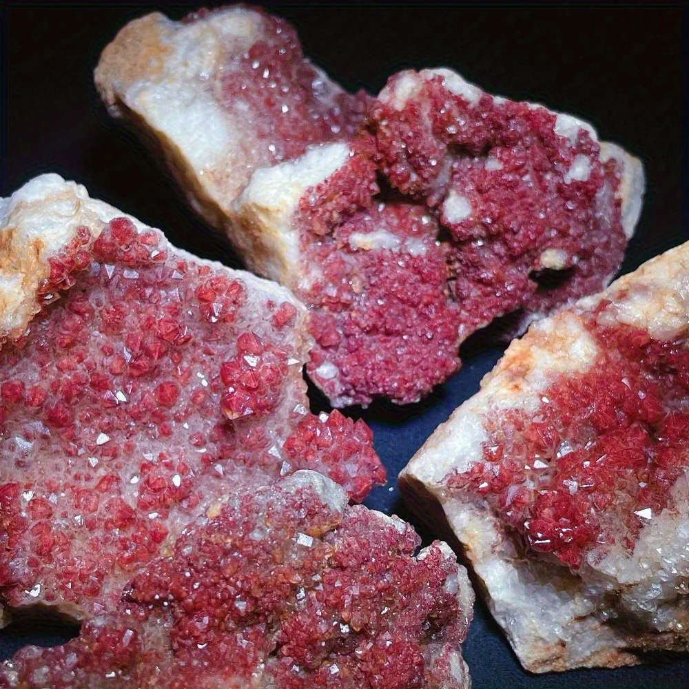 

1pc rare red cuartz cluster mineral specimen clear quartz