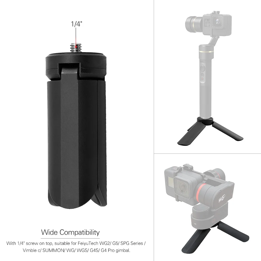 Mini Tripod Photography Bracket Mini Gimbal Tripod for FeiyuTech WG2 G5 SPG Series Vimble c SUMMON WG WGS G4S G4 Pro Gimbal