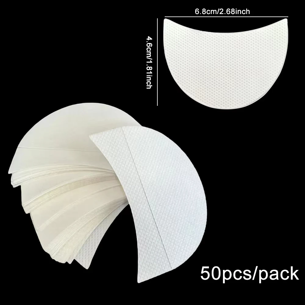 100/300pcs Cotton Disposable Lash Patch Stickers Removing Eyelashes Eye Pads Patch For Eyelash Extension Makeup Application