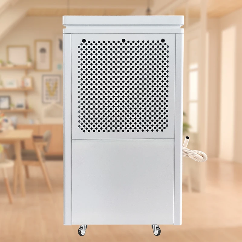 

Smart commercial portable dehumidifier with auto-restart mobile control dryer