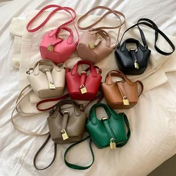 Mini bolso de viaje de alta calidad para niña, bolso cruzado multicolor seleccionable, bolso de cubo, bolso de mensajero para niños