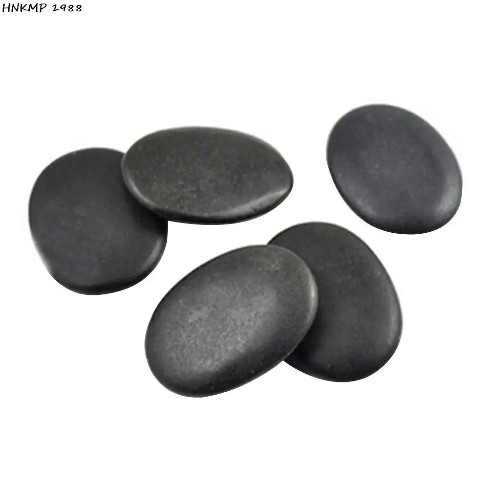 7Pcs/Set Lava Natural Energy Massage Stone Set Hot Spa Rock Basalt Stone 3*4cm Stones Massage Relaxation