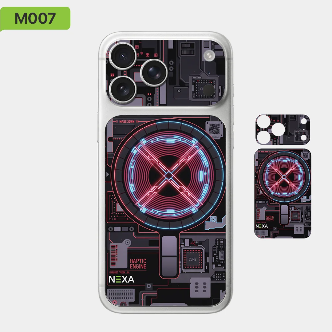 

Обёрточная бумага для iPhone 17 Pro Max/17pro Прецизионный текстурированный виниловый чехол с лазерной резкой (матовый/захват/совместимый с MagSafe)