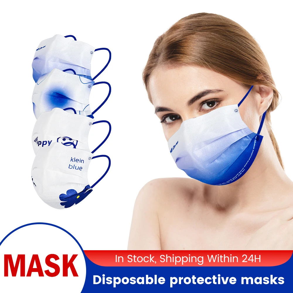 

Klein blue adult disposable masks mascarillas quirurgicas homologadas 3 Layer face mask protective mouth mask masque chirurgical