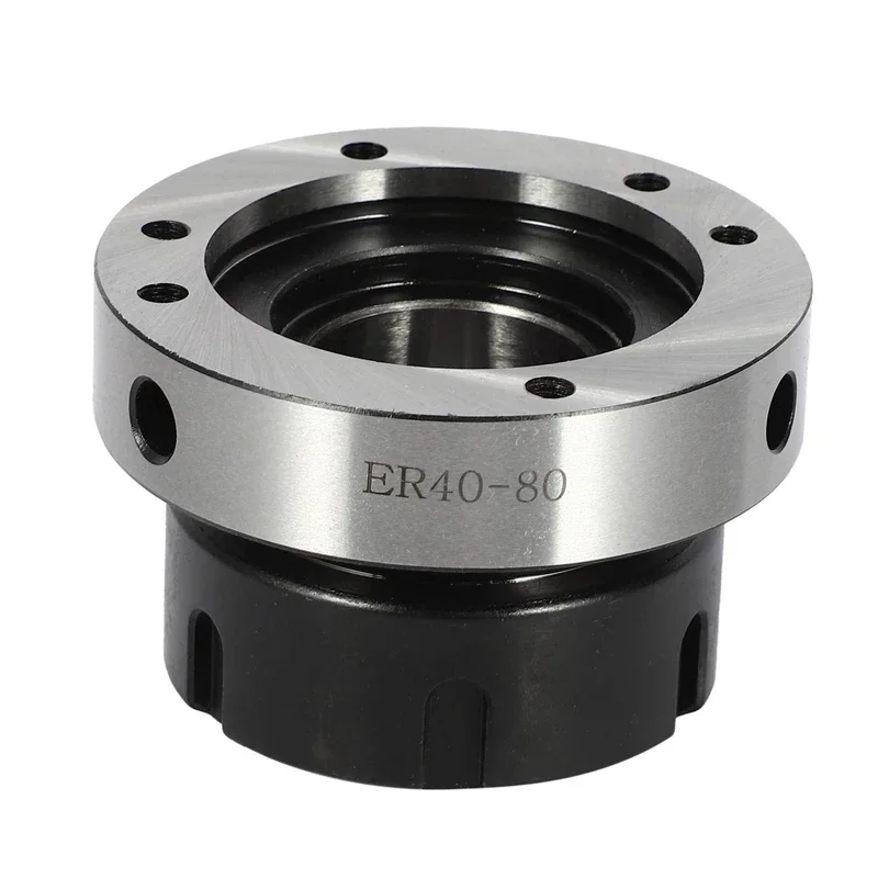 

1pc 80mm/100mm Diameter ER40 Collet Chuck Accuracy Steel Fixing Chuck Holder for CNC Milling Table Machine Lathe Tool Holder