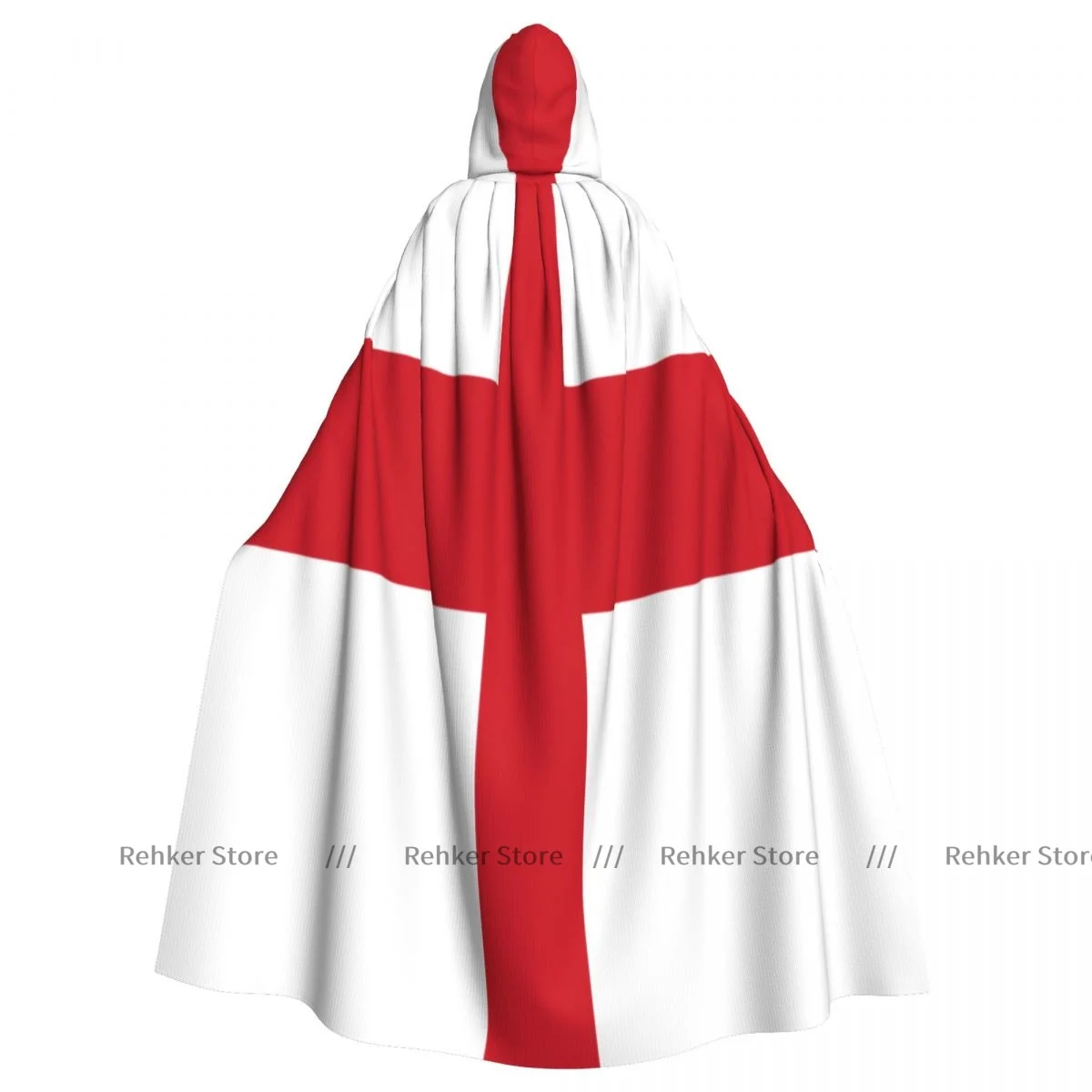 

Flag Of England Cloak Hooded Cosplay Costume Halloween Adult Long Party Cape