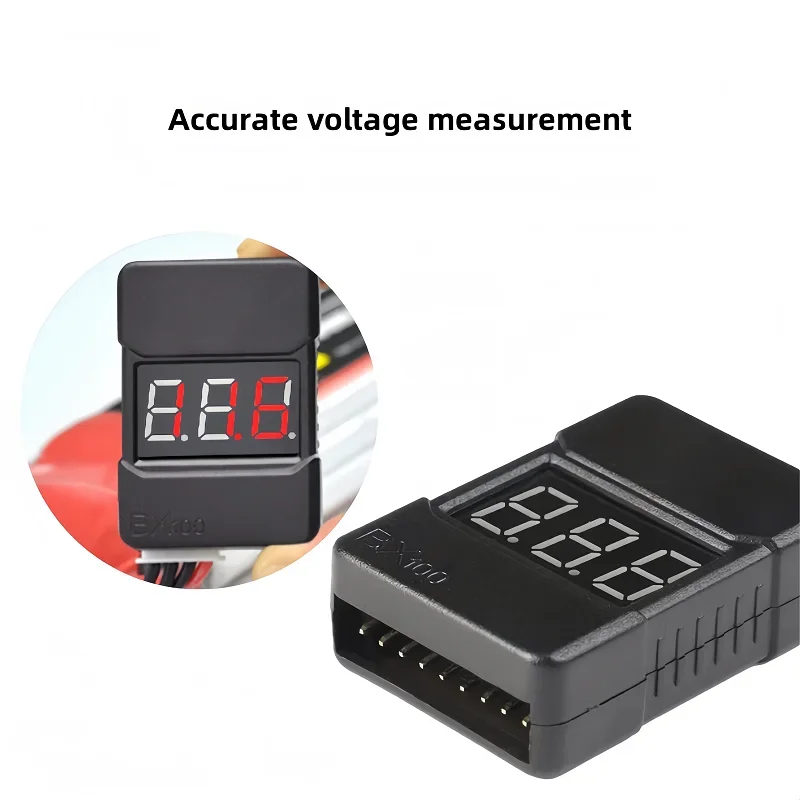 Beep Sound Measuring Device, Adequado para Alarme de Baixa Tensão de Alta Precisão, RC Aircraft Model, Baterias de Lítio, 1-8S, Novo