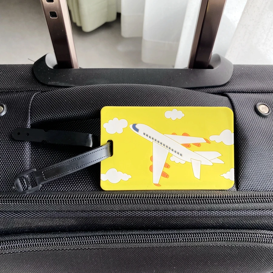 1pc/3pcs PVC luggage tag, travel luggage name tag, travel suitcase, travel airport, station luggage backpack, boarding tag, hang