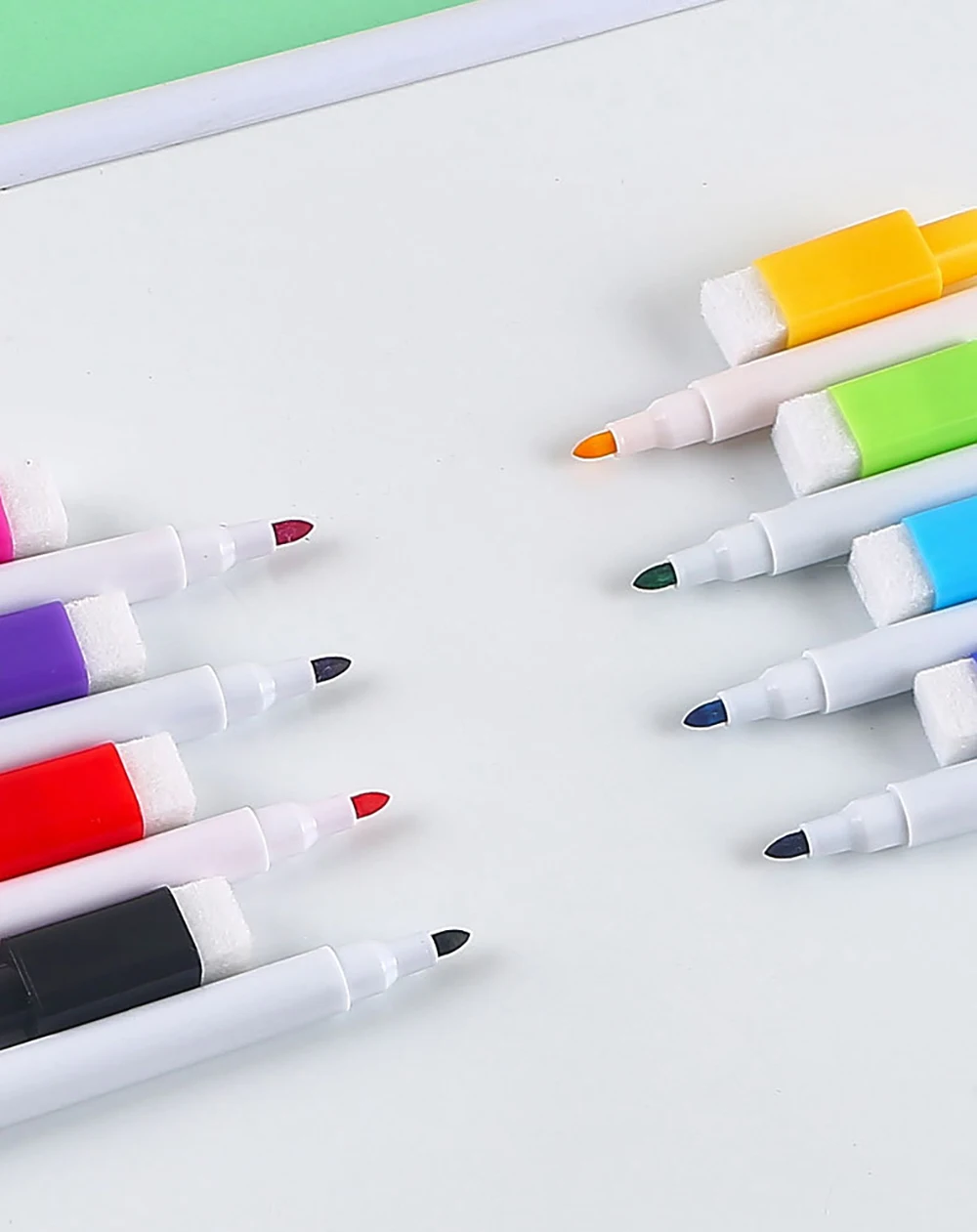 8/24 Stück Magnetismus-Whiteboard-Marker, angenehme Handhabung für Unterricht und Besprechungen, leicht löschbar, Büro- und Schulbedarf – Detail 4