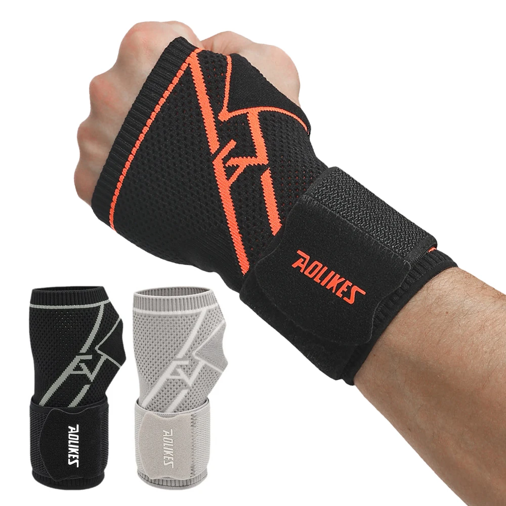 1PC Wrist Brace - Adjustable Compression Support for Men & Women, Fits Left/Right Hand - Carpal Tunnel & Pain Relief