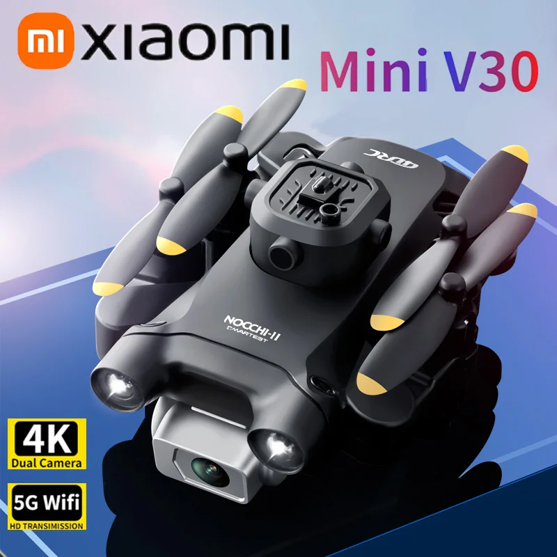 Xiaomi v30 mini 4drc drohne mit kamera hd 4k 1080p fpv rc drohnen profession elle fünfseitige hindernis vermeidung hubschrauber drohne