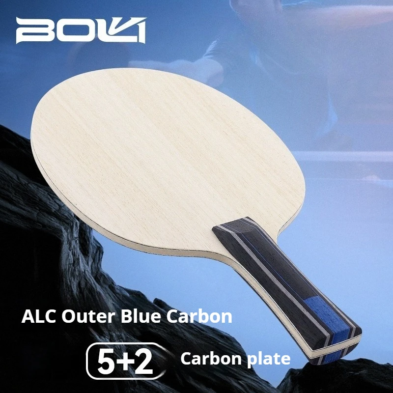 

ALC Outer Blue Carbon Table Tennis Blade 5+2 Ply Koto Ayous Paulownia Carbon Fiber Professional Competition Ping Pong Racket