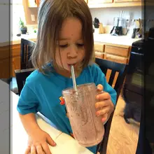 Wide Reusable Metal Drinking Straw #5