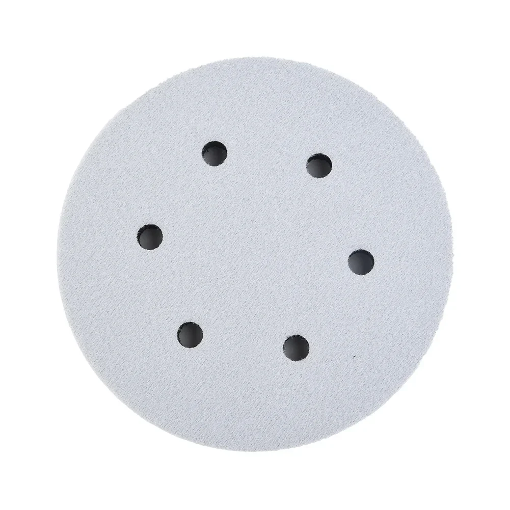 

6-Holes Soft Sponge Interface Pad Ultra-thin Protection Interface Pad For Sanding Pads Hook&Loop Sanding Discs Polishing Tools