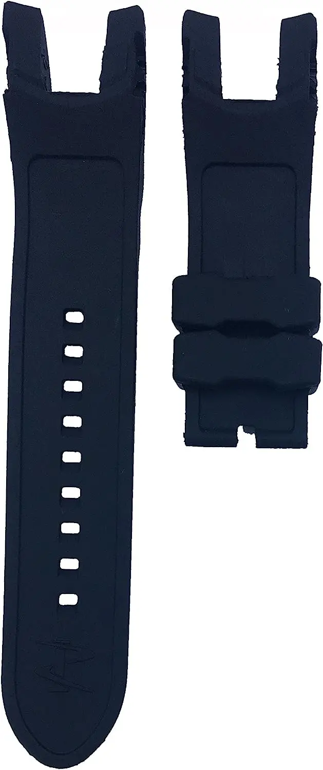 26mm Black Rubber Watch Band Strap Compatible with Invicta Reserve Collection Venom 6118 | Free Spring Bar Tool