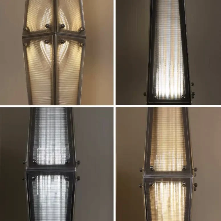 Floor lamp design light and shadow pagoda sofa side study vertical atmosphere living room lamp