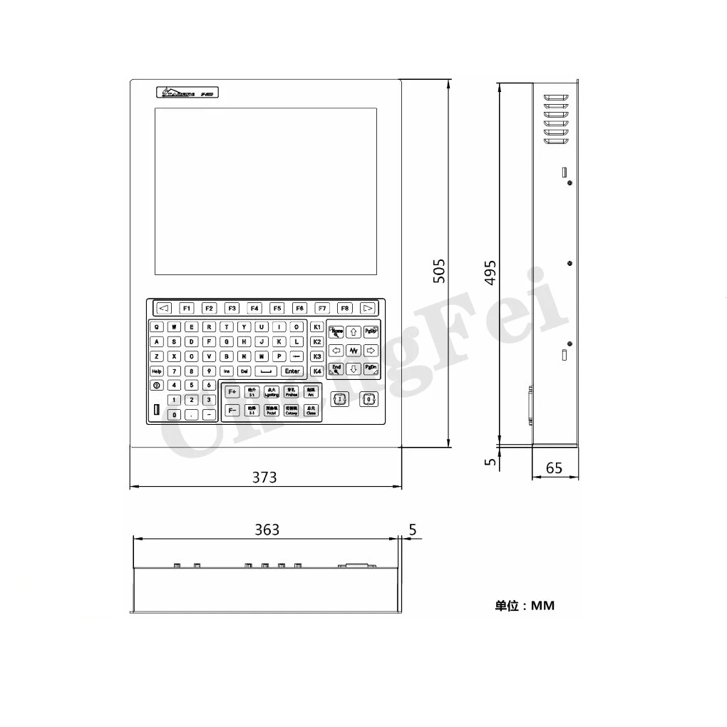 SF-5200S CNC plasma controller, 2-axis plasma cutting operating system, flame cutting motion controller
