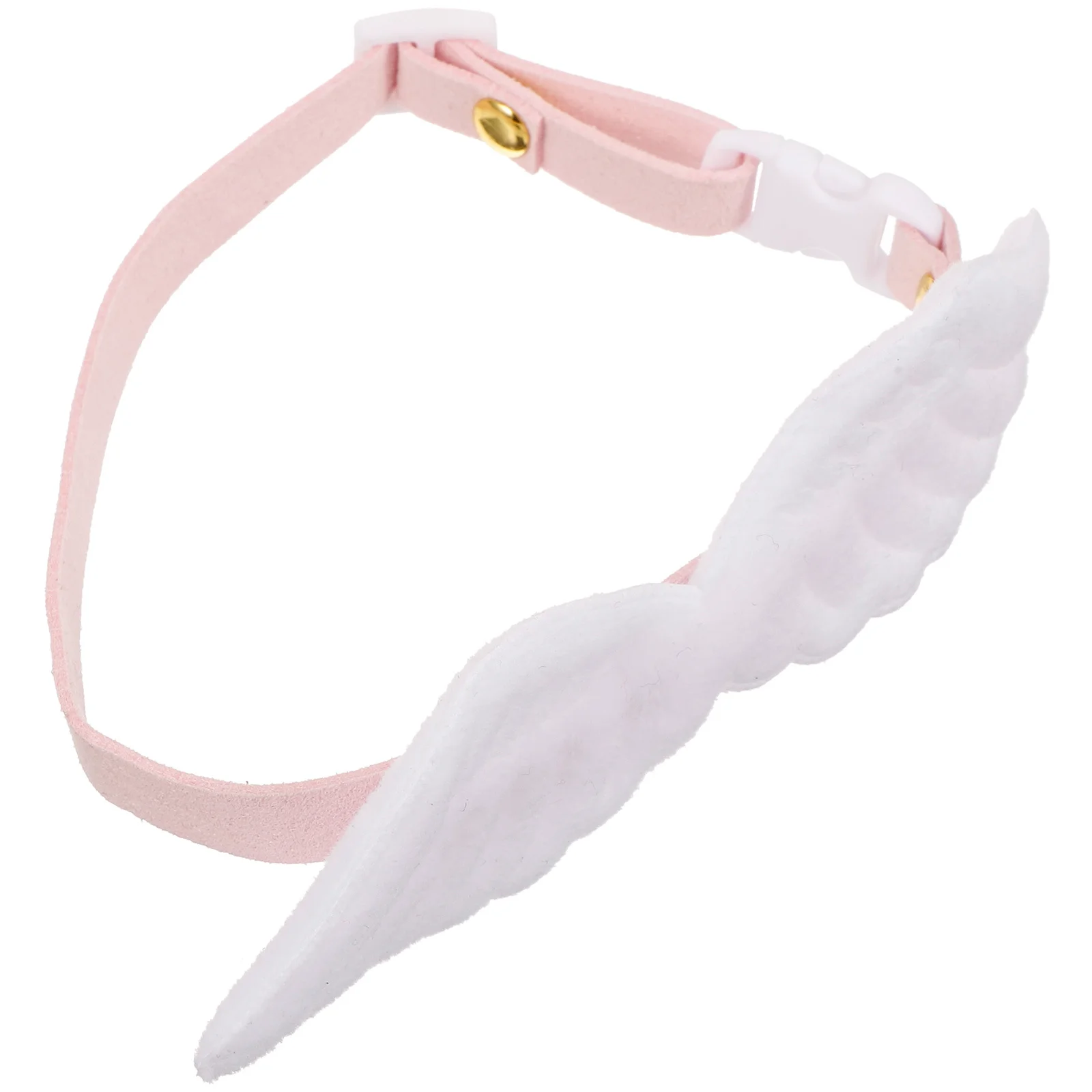 

Adjustable Pet Collar Wing Puppy Cat Collar Buckle Decorative Small Animal Neck Decor Party Accessory Puppy Collars