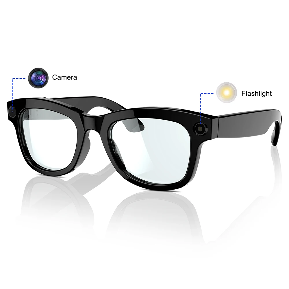 2025 M01 AI كاميرا ترجمة نظارات ذكية مع كاميرا 5MP 2K مضادة للاهتزاز WIFI Chatgpt تسجيل الفيديو سماعة رأس ذكية يمكن ارتداؤها